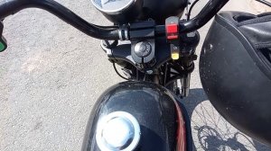 Велосипед с мотором. Фетбайк. 4 тактный двигатель. Первый выезд.