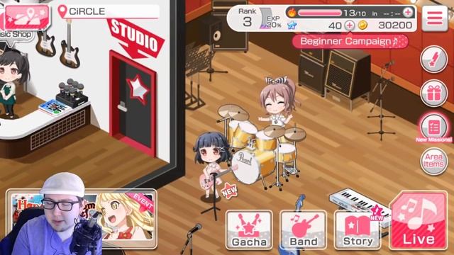PLAYING A RHYTHM GAME? WITH CUTE GIRLS? LEA IS? | Bang Dream - Android смотреть онлайн