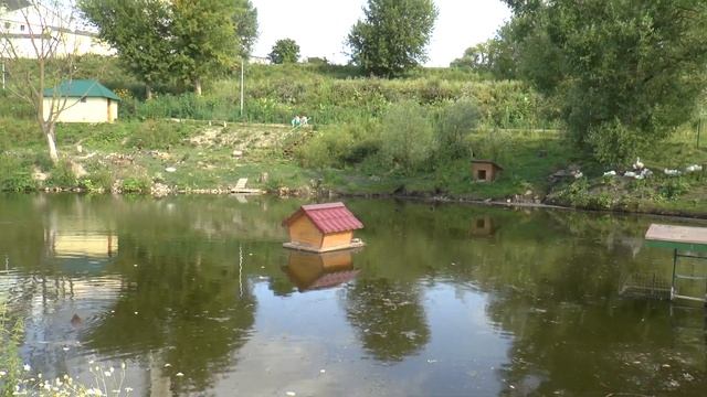 Принарский парк, плотина на реке Нара, Высоцкий монастырь, город Серпухов смотреть онлайн
