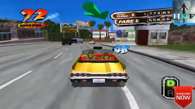 Crazy Taxi 3 West Coast Axel Gameplay смотреть онлайн