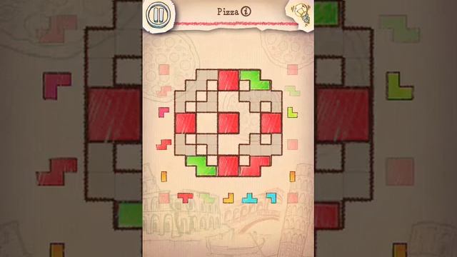 Doodle Fit 2 - Italy Pizza Walkthrough смотреть онлайн
