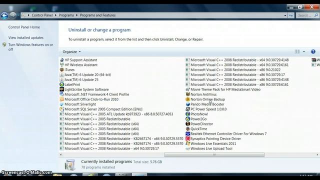 how to uninstall a program on a windows 7 смотреть онлайн