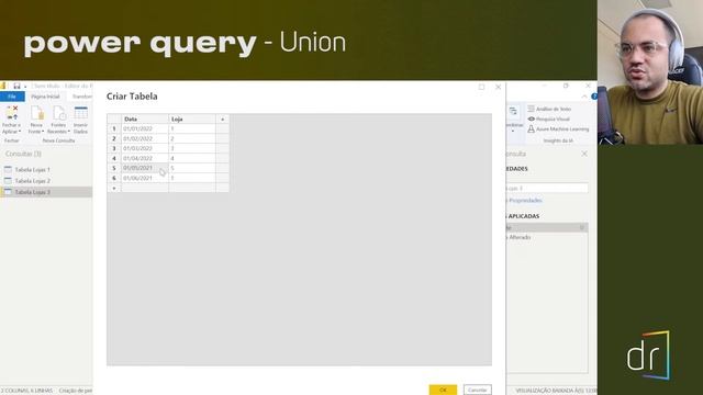 POWER BI - Empilhando duas ou mais tabelas no POWER QUERY - UNION смотреть онлайн
