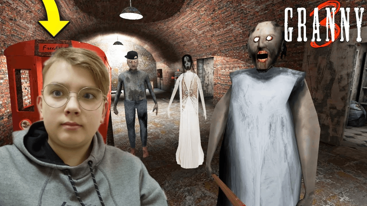 Я ПРОШЕЛ БАБКУ 3 СНОВА И СНОВА -- Granny 3 #4 смотреть онлайн