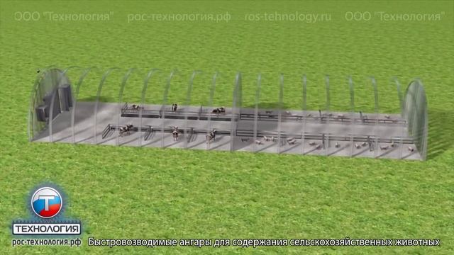 Строительство свинарников и коровников. Содержание разных животных в одном ангаре. смотреть онлайн