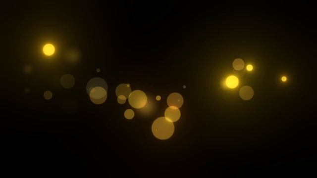 Golden Dust Particles Background Overlay, Blinding Bokeh Of Lights Black Background 4K Loop Tutoria