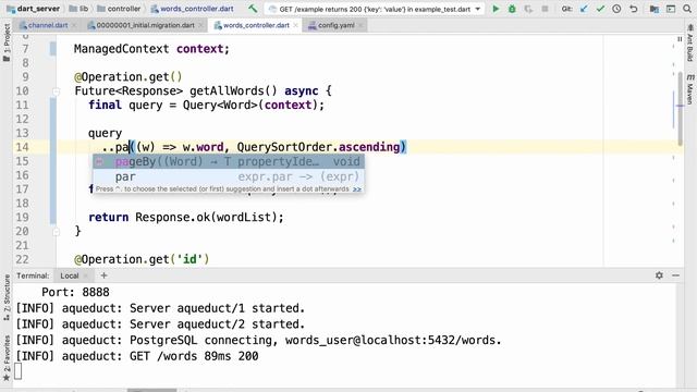 Lesson 14 - Server Side Dart: Reading from the database смотреть онлайн