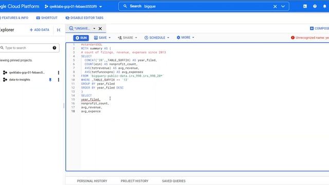 Deriving Insights from Advanced SQL Functions v1.5(Lab) смотреть онлайн