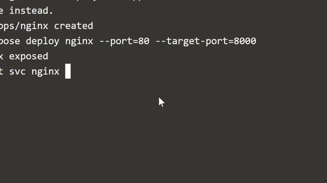 kubernetes imperatively create services смотреть онлайн