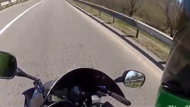 Мото прогулка на HONDA CBR 600 F4 смотреть онлайн