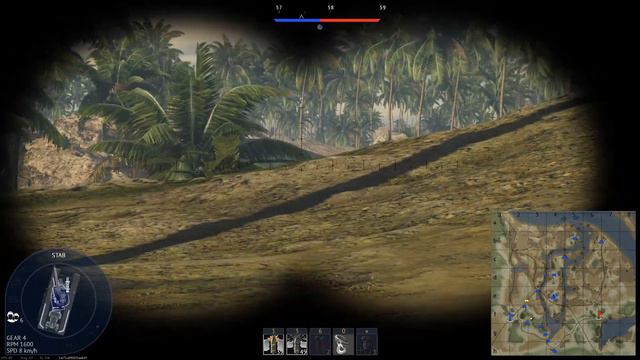 War Thunder USA Rank III M6A1 Gameplay смотреть онлайн