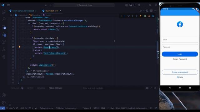 (1/6) Build a Facebook Clone with Flutter and Firebase | Authentication users with Firebase смотреть онлайн