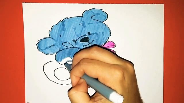 как нарисовать плюшевого мишку для детей Bolalar uchun ayiqchaning rasmini yarating смотреть онлайн