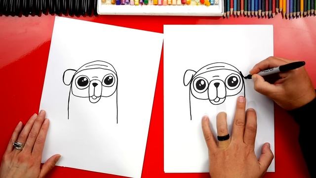 How To Draw An Easter Pug Bunny смотреть онлайн
