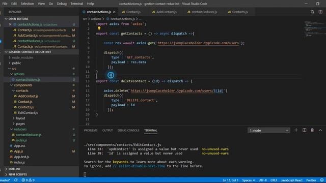 React ep29 crud with axios in redux смотреть онлайн