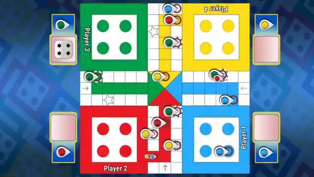 Ludo game in 4 players | Ludo king 4 players | Ludo gameplay смотреть онлайн