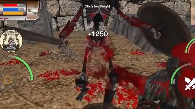 Barbarian: Old School RPG: A Quick Death to the Skeleton Knight. смотреть онлайн