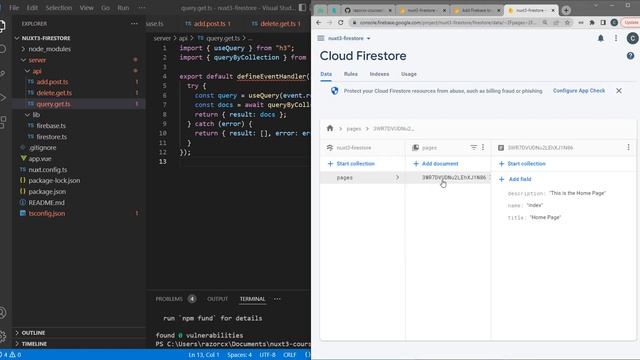 Part 2 - Nuxt 3 Firebase Firestore 9 Tutorial смотреть онлайн