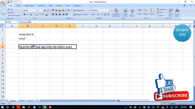 How to text wrap in excel | Microsoft excel | wrapping text in excel смотреть онлайн