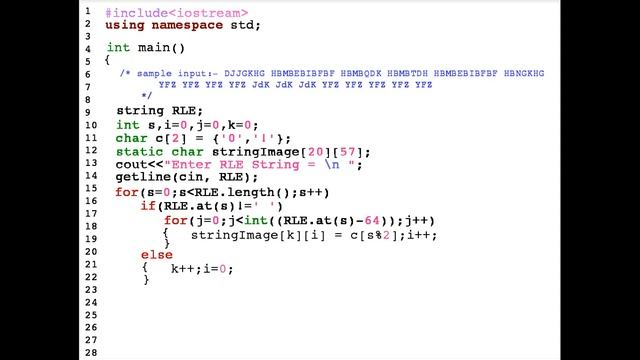 CODE Vita Solutions (RLE String) смотреть онлайн