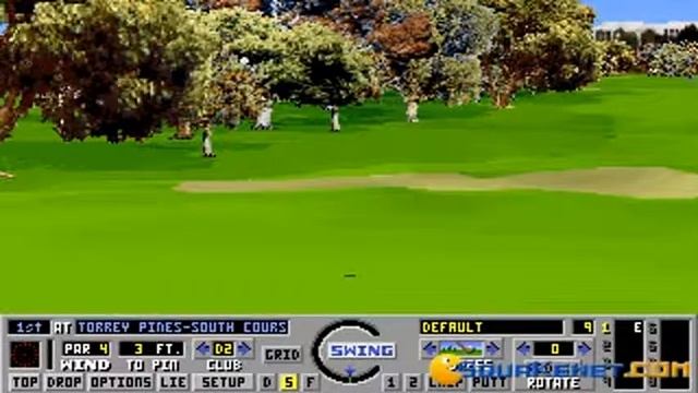 Links: The Challenge of Golf gameplay (PC Game, 1990) смотреть онлайн