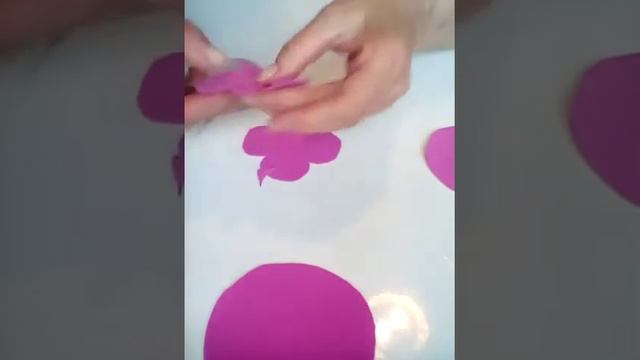 Быстрая выкройка шаблонов для простых цветов из фоамирана смотреть онлайн