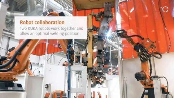 45 KUKA robots welding ladder frames for automotive sector