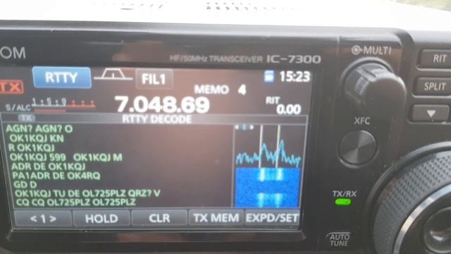 Icom 7300 decoding RTTY смотреть онлайн