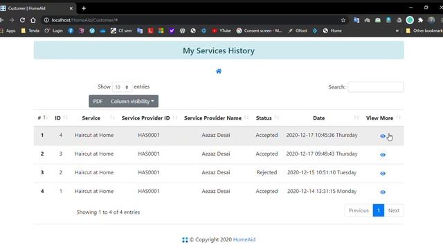 Online Services at Doorsteps | HomeAid | PHP | Ajax | JQuery | Bootstrap | UTU | CGPIT | Website смотреть онлайн