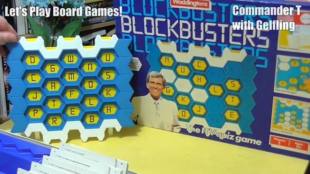 Blockbusters Tabletop Board Game Waddingtons 1980s Commander T and Gelfling смотреть онлайн