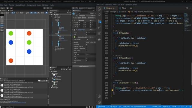 Unity - Puzzle - 2D - Connect Dots смотреть онлайн