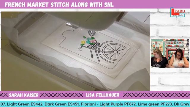 Kimberbell French market Bella box stitch along with SnL - MON PETIT CHARMS смотреть онлайн