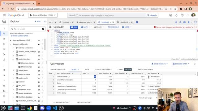 Intermediate SQL Tutorial | GROUP BY and HAVING смотреть онлайн