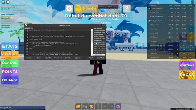 Roblox Muscle Legends V2 Script Mod Menu смотреть онлайн
