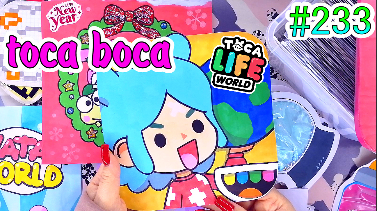 Toca Boca Paper Photocard❤️️Sailor Moon💚Hello Kitty🎄avatar world🎆Paper diy❤️️Бумажные сюрпризы #2 смотреть онлайн
