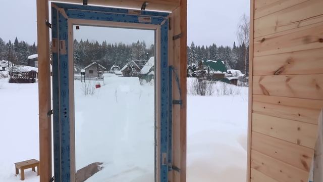 СТРОИМ ДОМ: установил окна на веранде. Ремонт веранды ЧАСТЬ 3