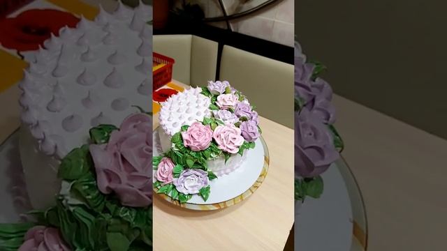 Торт "Каскад роз" от Алёны. смотреть онлайн