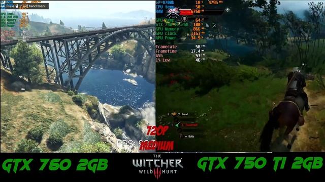 GTX 760 2gb vs GTX 750ti 2GB, مقارنة وحرب , خمن الأقوى смотреть онлайн