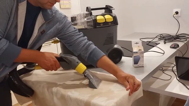 Моющий (пылесос) экстрактор Kärcher PUZZI 8/1c. Видео инструкция по эксплуатации. смотреть онлайн