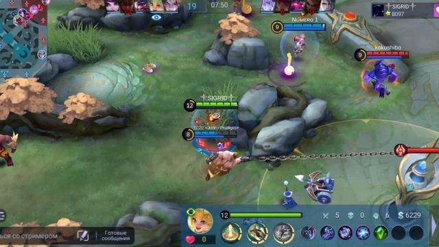 Как играет топ мира Джой Joy мобайл ледженс mobile legends Bang мобла млбб mlbb смотреть онлайн