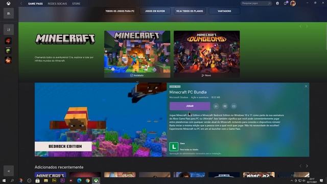 ? Bora testar o Minecraft no Xbox Game Pass? смотреть онлайн