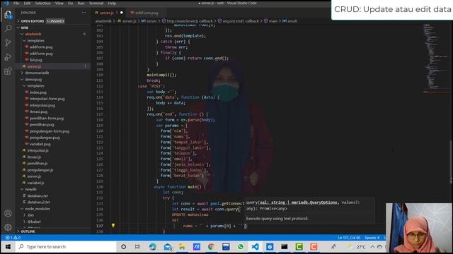 #48. CRUD Update atau edit data ke database MariaDB dengan Node.js смотреть онлайн