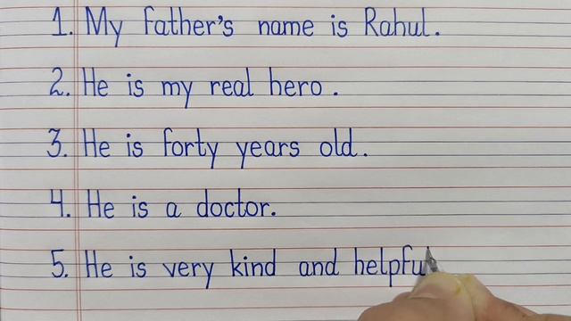 10 Lines On My Father In English | Essay On My Father In English | My Father Essay 10 Lines | смотреть онлайн