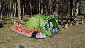 Одиночный сплав по реке Пра. Национальный парк Мещёра. Кордон 273.
