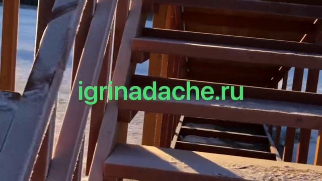 Деревянная зимняя горка Савушка «Зима-10» смотреть онлайн