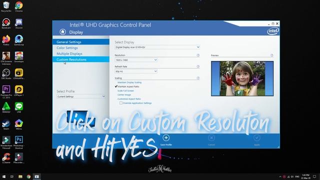 How to Create Custom Resolution in INTEL GRAPHICS | ShortcutPC смотреть онлайн