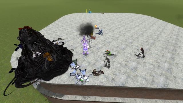 ALL GLAMROCK ANIMATRONICS VS ALL ROCKSTAR, TOY, WITHERED, AND OTHER ANIMATRONICS! Garry's Mod FNAF