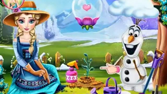 ♥ Disney Frozen Games Movie Episode Elsa Ice Flower Game ♥ смотреть онлайн