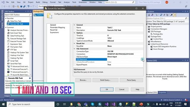 14 Get time taken by SSIS package | auditing in SSIS package | logging in SSIS package смотреть онлайн