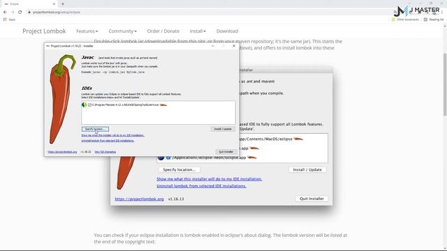 Lombok - Hướng dẫn cài đặt Lombok cho các IDE Eclipse, IntelJ, Netbean - JMaster.io смотреть онлайн